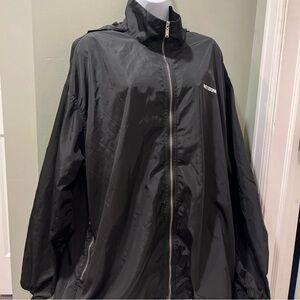 Black Windbreaker Jacket